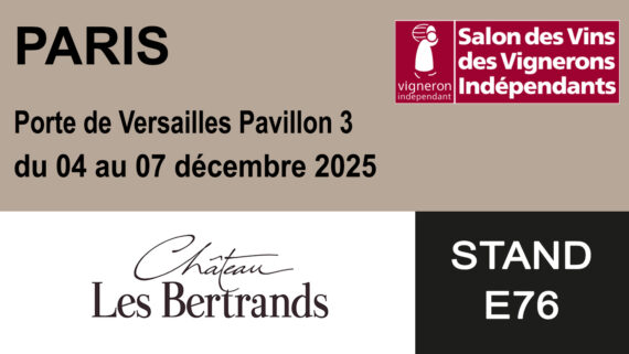 SALON DES VIGNERONS INDEPENDANTS DE PARIS PORTE DE VERSAILLES DU 04 au 07 decembre 2025