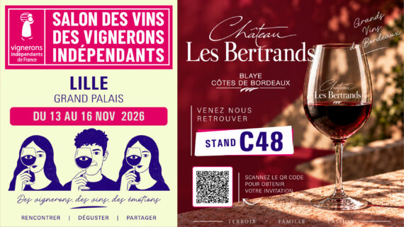 SALON DES VIGNERONS INDEPENDANTS DE LILLE DU 13 AU 16 NOVEMBRE 2026